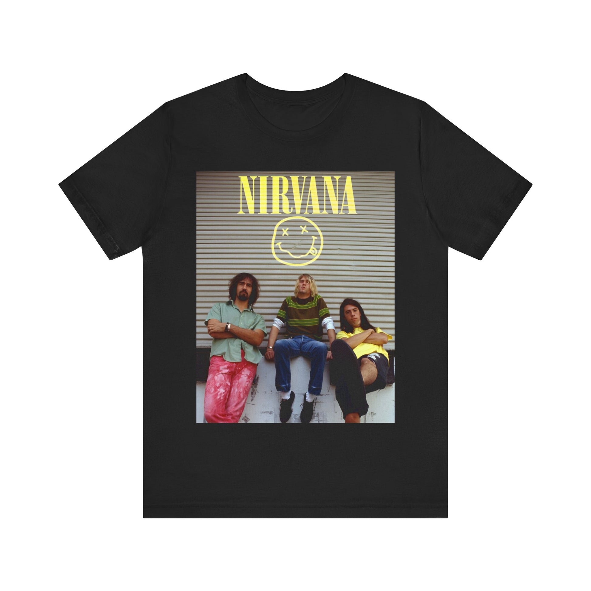 Nirvana T-shirt Unisex Graphic Music Tee 90s Kurt Cobain Retro Rock Vintage Tour Concert Merch Shirt Nirvana Merch