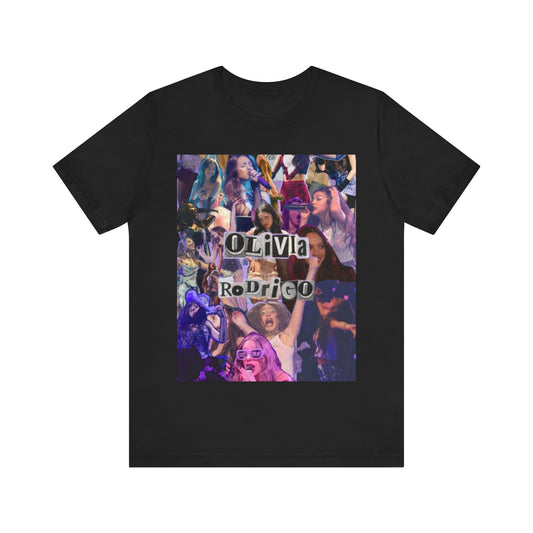 Olivia rodrigo T-shirt Unisex Graphic Music Tee Vintage Tour Concert Merch Shirt Olivia rodrigo Merch