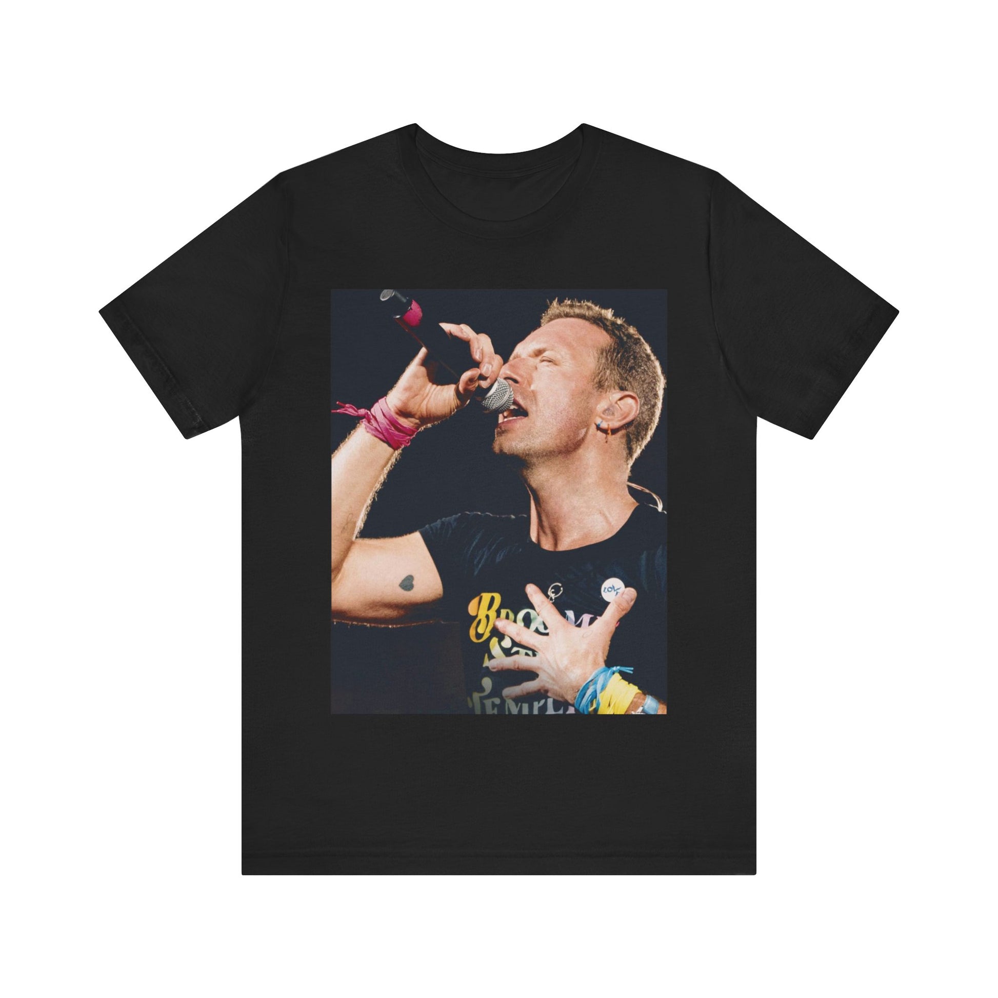 Coldplay T-shirt Unisex Graphic Music Tee Concert Merch Shirt