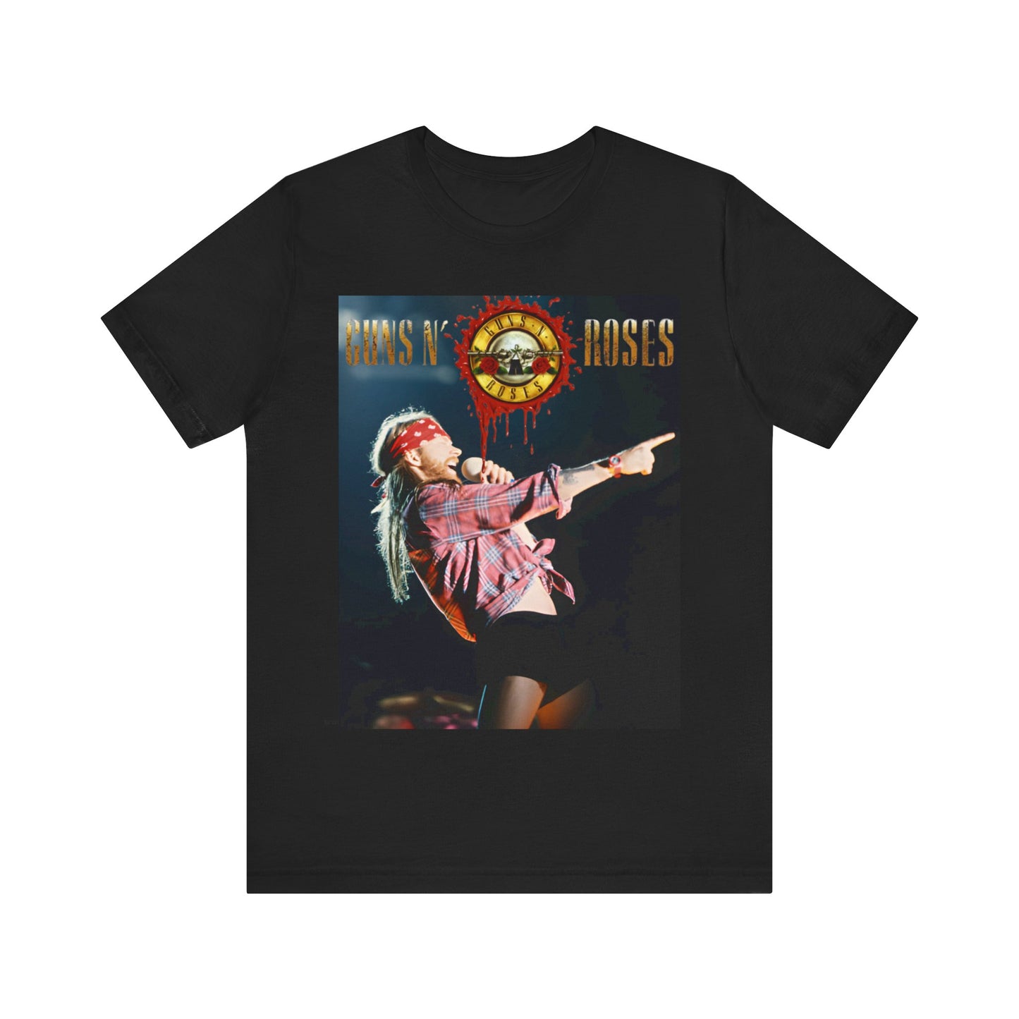 Guns N' Roses T-shirt Unisex Graphic Music Tee Retro 90s Rock Music Vintage Tour Concert Merch Shirt Guns and Roses Merchandise