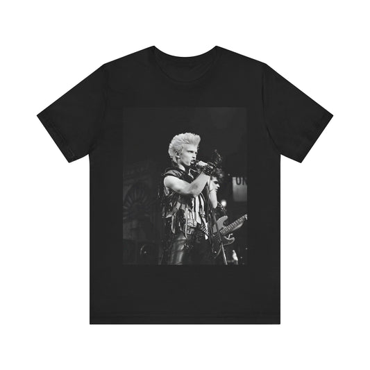 billy idol T-shirt Unisex Graphic 80 Retro Music Tee Vintage Concert Merch Shirt billy idol Merch