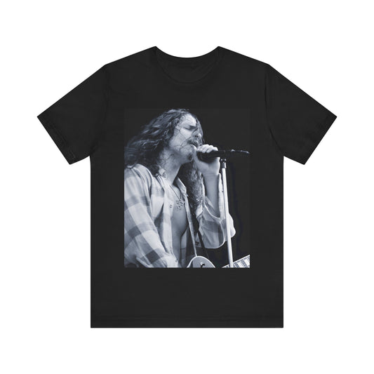 Chris Cornell T-shirt Unisex Graphic Music Tee Audioslave Retro Sound Garden Vintage Rock Music Tour Concert Merch Shirt Chris Cornell Merchandise