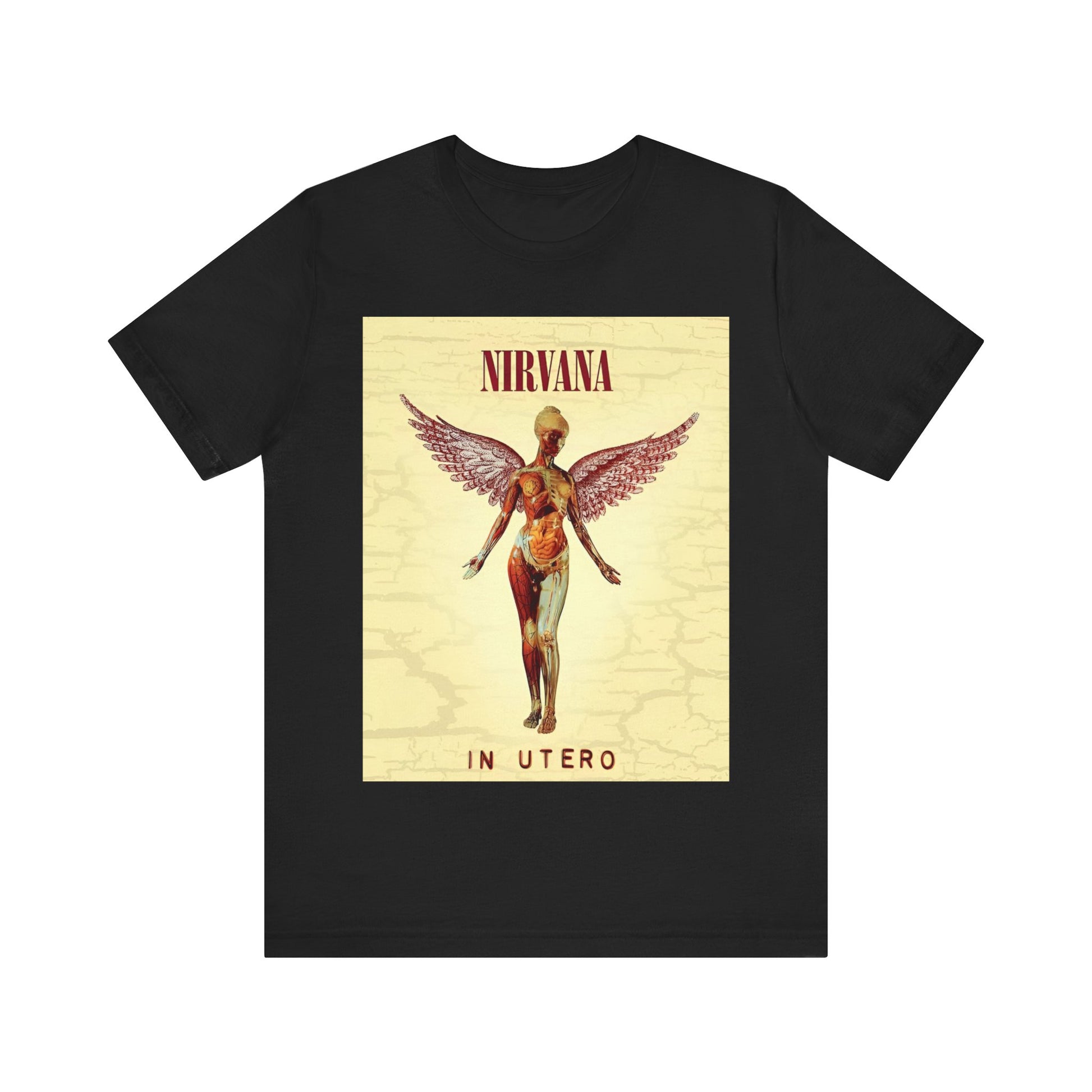 Nirvana T-shirt Unisex Graphic Music Tee 90s Kurt Cobain Retro Rock Vintage Tour Concert Merch Shirt Nirvana Merch