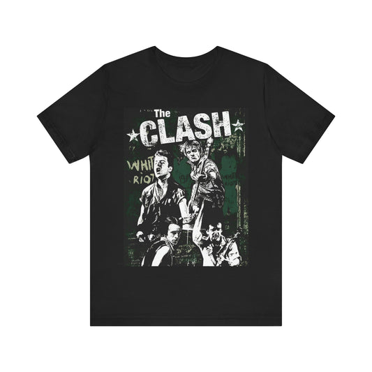 The Clash T-shirt Unisex Graphic Music Tee, Retro 70s Vintage Rock punk Music Tour Concert Merch 80s Shirt The Clash Merchandise