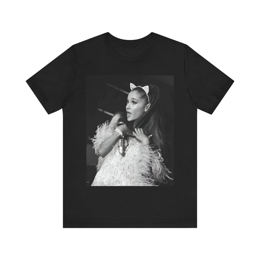 Ariana Grande XCX T-shirt Unisex Graphic Music Tee Concert Merch Shirt Ariana Grande Merch