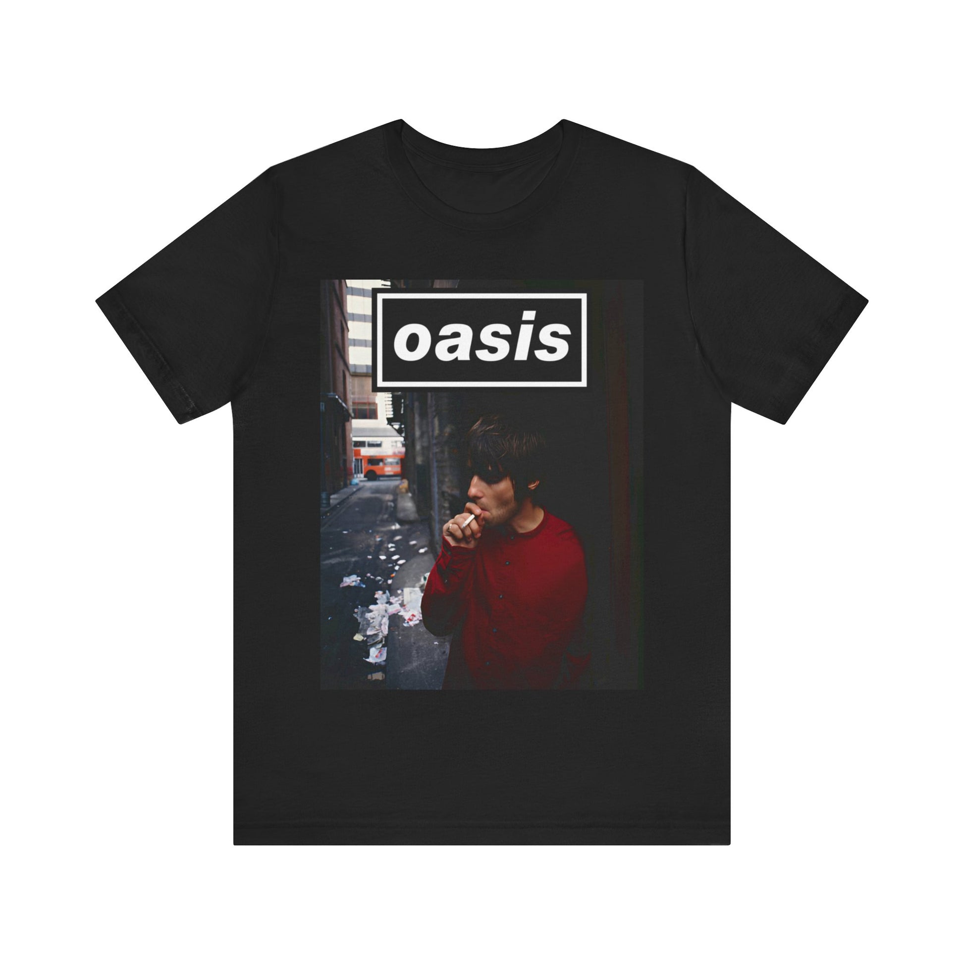 Oasis T-shirt Unisex Graphic Music Tee 90s Retro Britpop Uk Rock Vintage Tour Concert Merch Shirt Oasis Merch