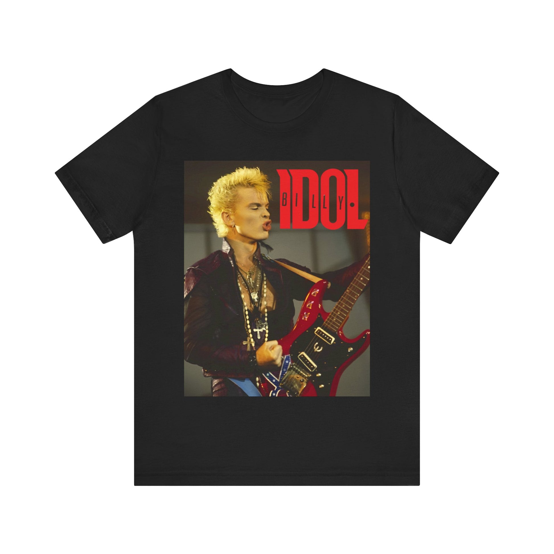 billy idol T-shirt Unisex Graphic 80 Retro Music Tee Vintage Concert Merch Shirt billy idol Merch