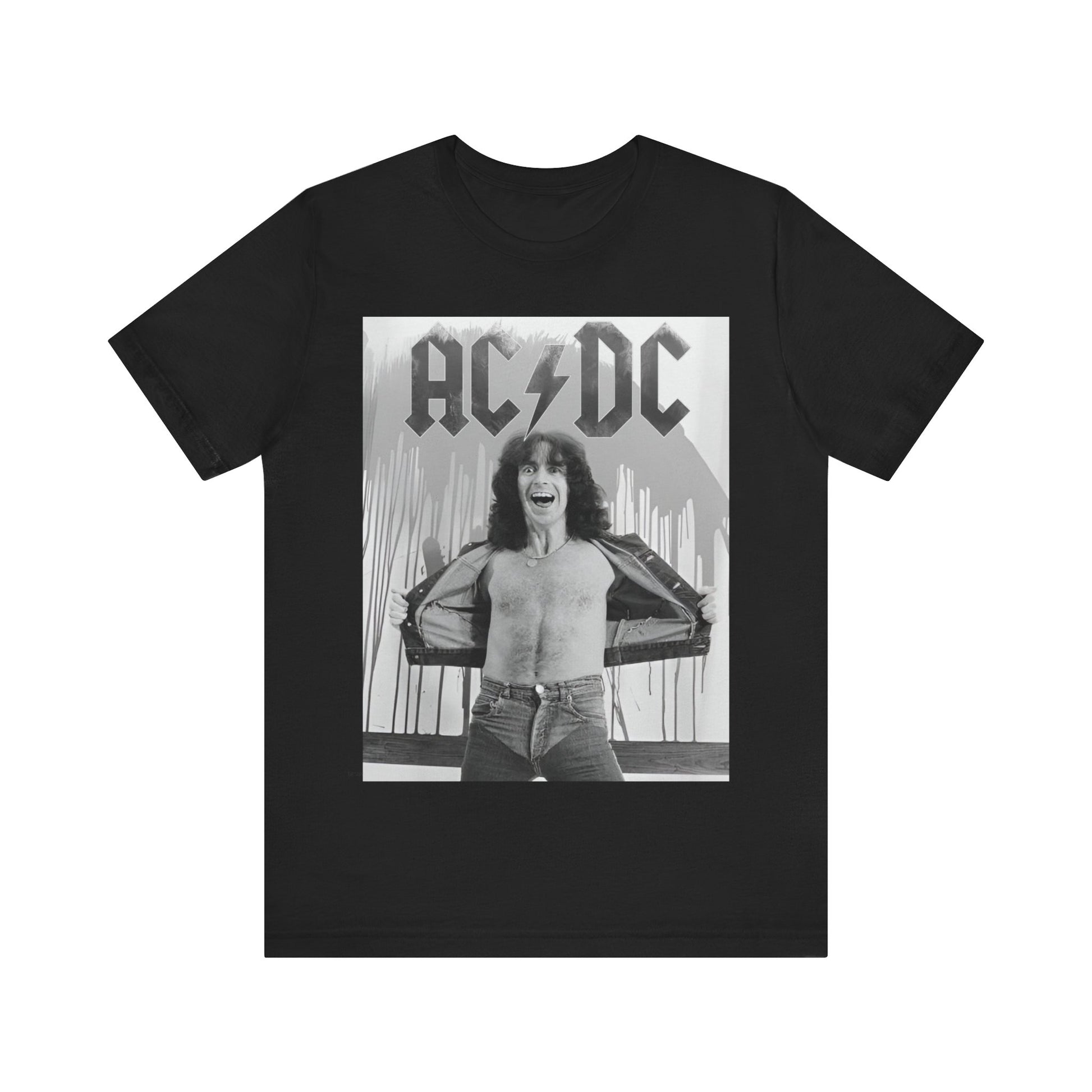 ac/dc T-shirt Unisex Graphic Music Tee Retro Rock Music Vintage Tour Concert Merch Shirt ACDC rock band Merch