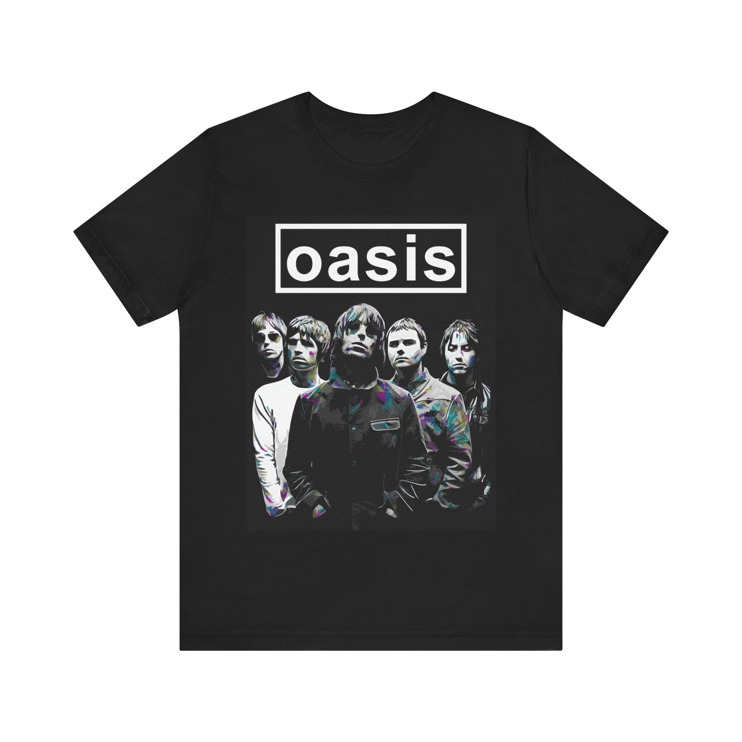 Oasis T-shirt Unisex Graphic Music Tee 90s Retro Britpop Uk Rock Vintage Tour Concert Merch Shirt Oasis Merch