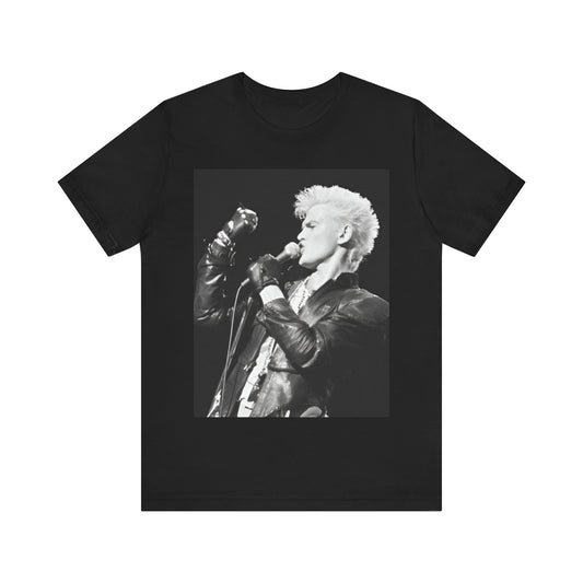 billy idol T-shirt Unisex Graphic 80 Retro Music Tee Vintage Concert Merch Shirt billy idol Merch