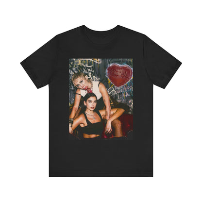 Dua Lipa T-shirt Unisex Graphic Music Tee Concert Tour Merch Shirt