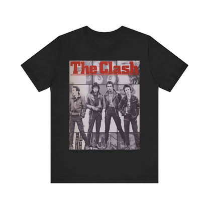 The Clash T-shirt Unisex Graphic Music Tee, Retro 70s Vintage Rock punk Music Tour Concert Merch 80s Shirt The Clash Merchandise