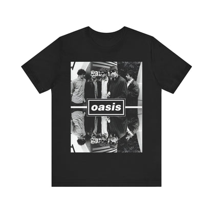 Oasis T-shirt Unisex Graphic Music Tee 90s Retro Britpop Uk Rock Vintage Tour Concert Merch Shirt Oasis Merch