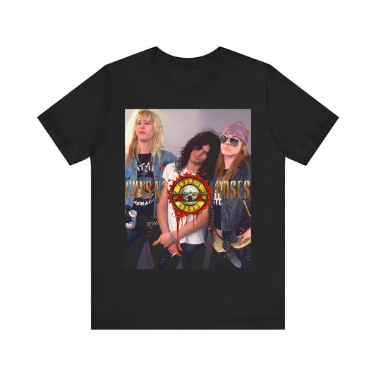 Guns N' Roses T-shirt Unisex Graphic Music Tee Retro 90s Rock Music Vintage Tour Concert Merch Shirt Guns and Roses Merchandise