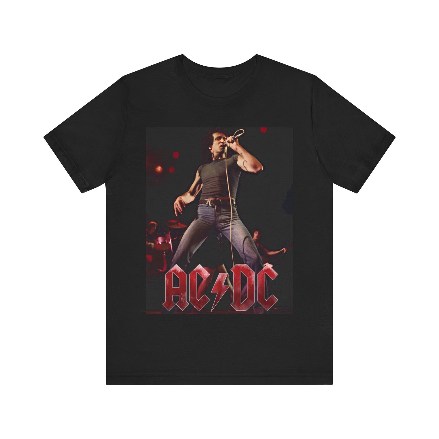 ac/dc T-shirt Unisex Graphic Music Tee Retro Rock Music Vintage Tour Concert Merch Shirt ACDC rock band Merch