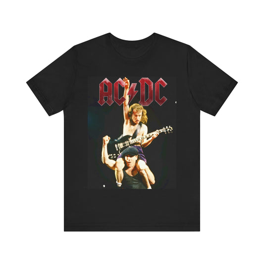 ac/dc T-shirt Unisex Graphic Music Tee Retro Rock Music Vintage Tour Concert Merch Shirt ACDC rock band Merch