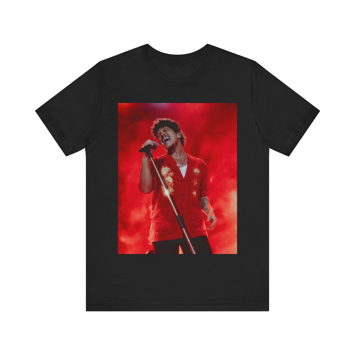 Bruno Mars T-shirt Unisex Graphic Music Tee Concert Merch Shirt Bruno Mars Merch