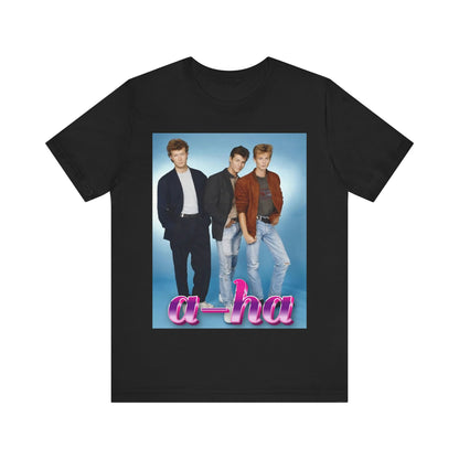 Aha T-shirt Unisex Graphic 80 Retro Music Tee Vintage Concert Merch Shirt A-ha Merch