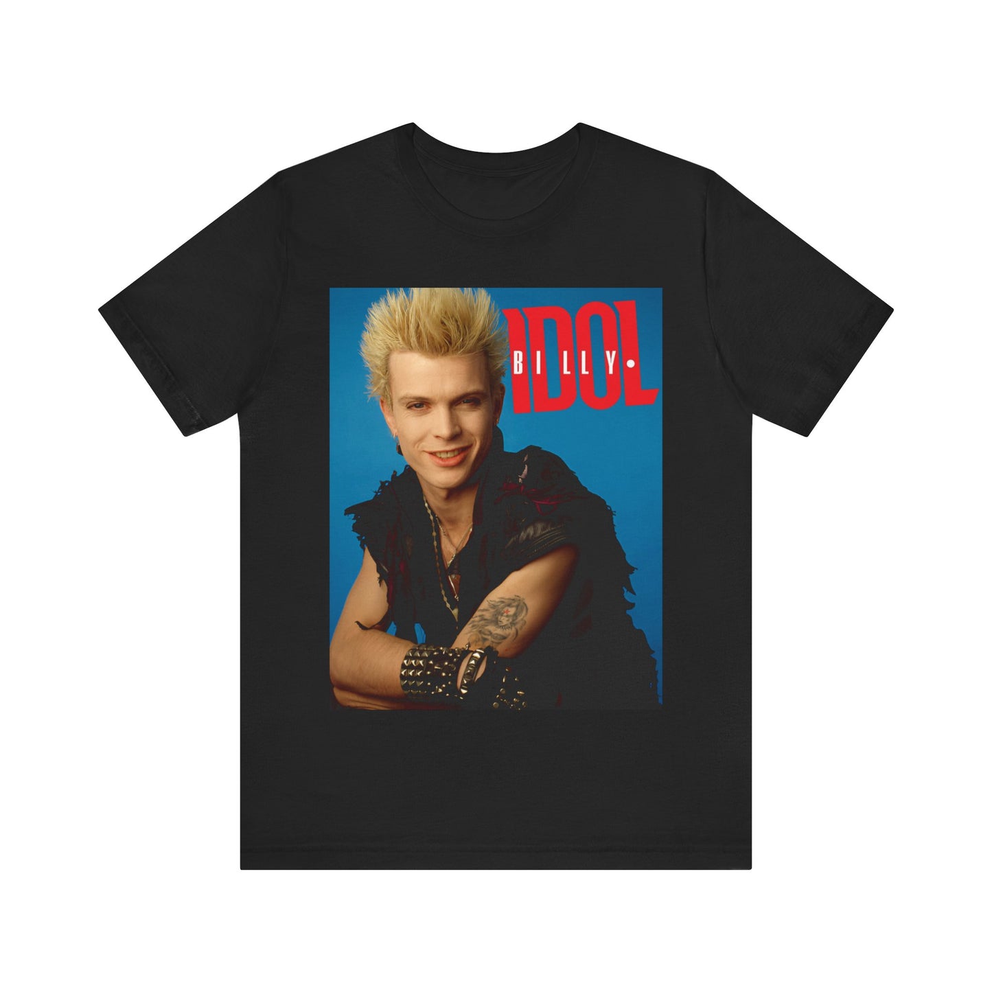 billy idol T-shirt Unisex Graphic 80 Retro Music Tee Vintage Concert Merch Shirt billy idol Merch