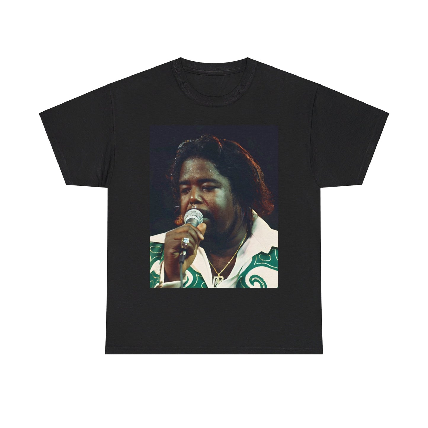 Barry White T-shirt Unisex Graphic Music Tee 70s Retro Vintage Tour Concert Merch Shirt Barry White Merch