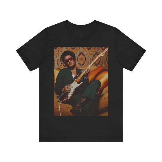 Bruno Mars T-shirt Unisex Graphic Music Tee Concert Merch Shirt Bruno Mars Merch