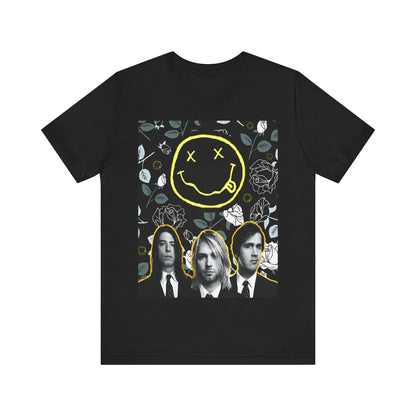 Nirvana T-shirt Unisex Graphic Music Tee 90s Kurt Cobain Retro Rock Vintage Tour Concert Merch Shirt Nirvana Merch