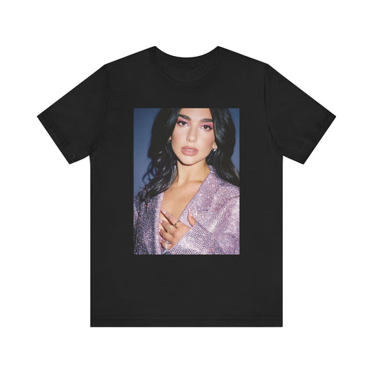 Dua Lipa T-shirt Unisex Graphic Music Tee Concert Tour Merch Shirt