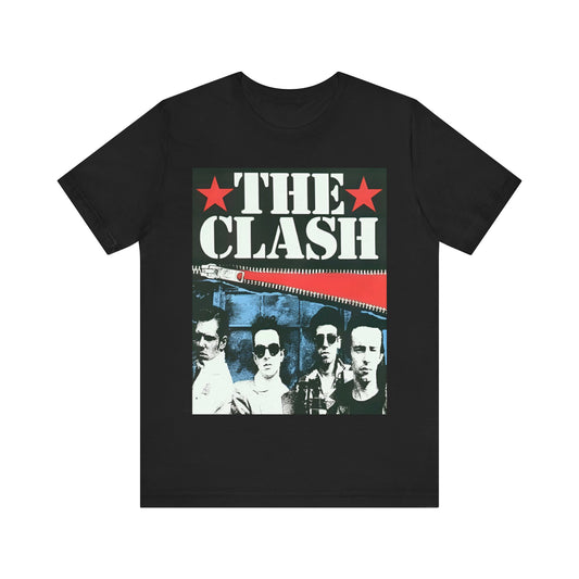 The Clash T-shirt Unisex Graphic Music Tee, Retro 70s Vintage Rock punk Music Tour Concert Merch 80s Shirt The Clash Merchandise