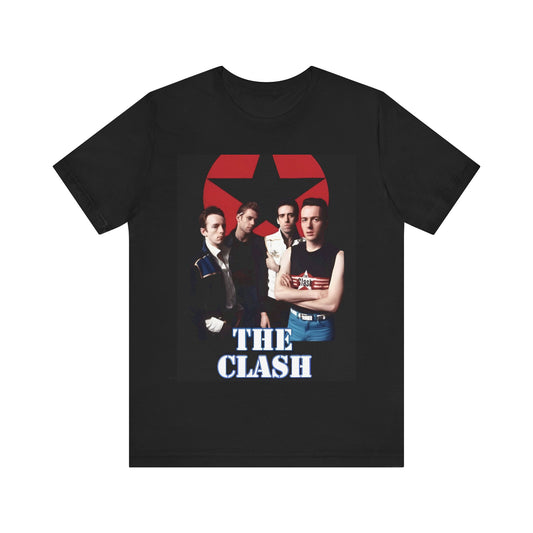 The Clash T-shirt Unisex Graphic Music Tee, Retro 70s Vintage Rock punk Music Tour Concert Merch 80s Shirt The Clash Merchandise