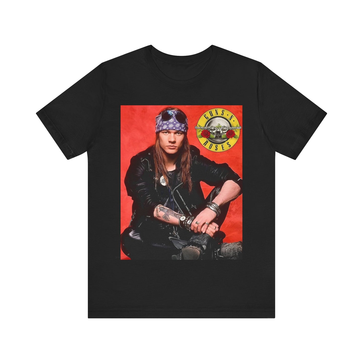 Guns N' Roses T-shirt Unisex Graphic Music Tee Retro 90s Rock Music Vintage Tour Concert Merch Shirt Guns and Roses Merchandise