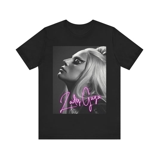 Lady Gaga T-shirt Unisex Graphic Music Tee Concert Merch Shirt Lady Gaga Merch