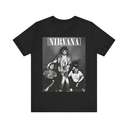 Nirvana T-shirt Unisex Graphic Music Tee 90s Kurt Cobain Retro Rock Vintage Tour Concert Merch Shirt Nirvana Merch