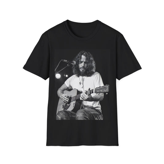 Chris Cornell T-shirt Unisex Graphic Music Tee Audioslave Retro Sound Garden Vintage Rock Music Tour Concert Merch Shirt Chris Cornell Merchandise