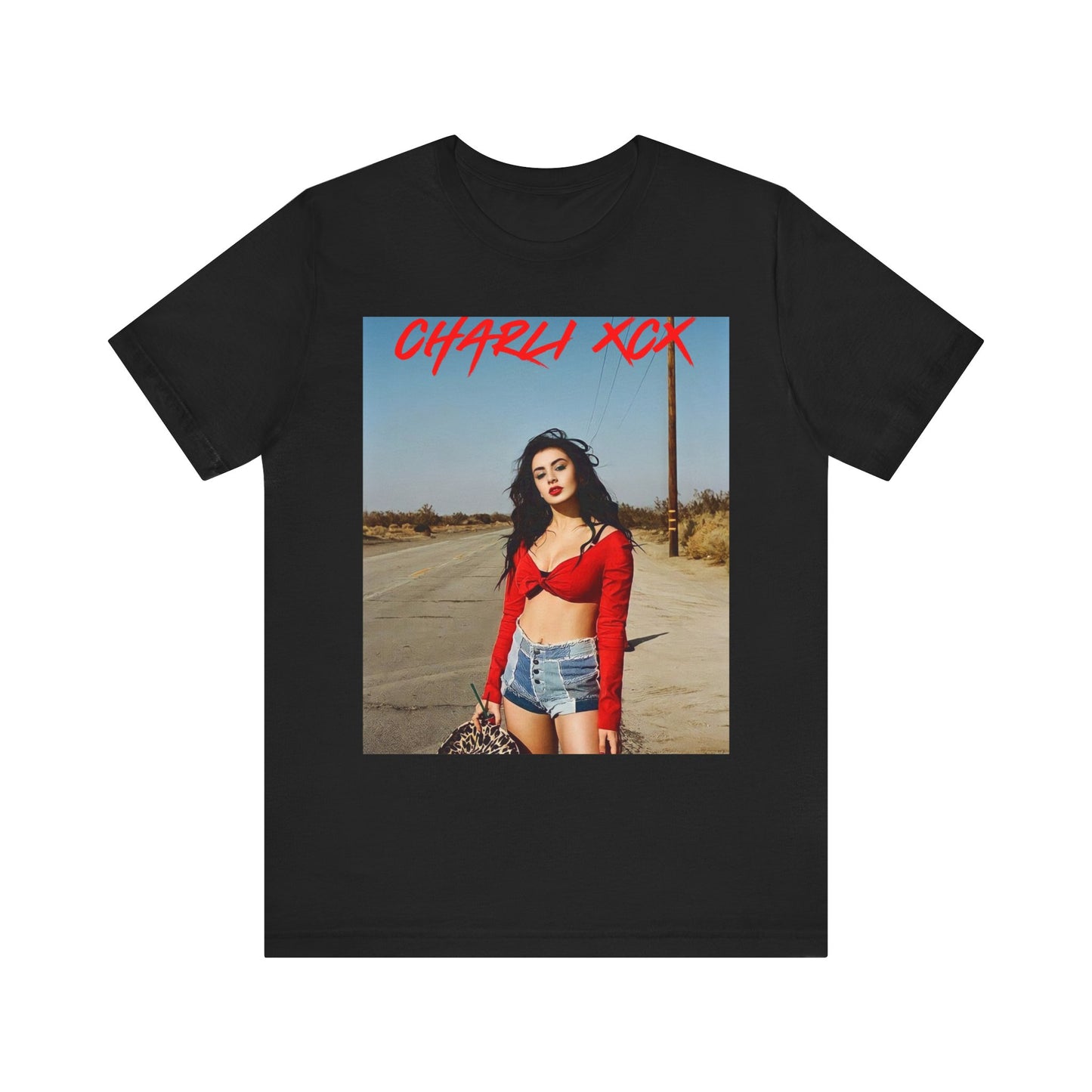 Charli XCX T-shirt Unisex Graphic Music Tee Concert Merch Shirt Charli XCX Merch