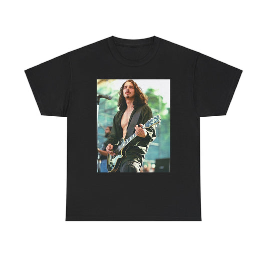 Chris Cornell T-shirt Unisex Graphic Music Tee Audioslave Retro Sound Garden Vintage Rock Music Tour Concert Merch Shirt Chris Cornell Merchandise