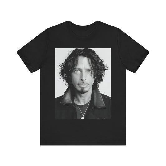 Chris Cornell T-shirt Unisex Graphic Music Tee Audioslave Retro Sound Garden Vintage Rock Music Tour Concert Merch Shirt Chris Cornell Merchandise